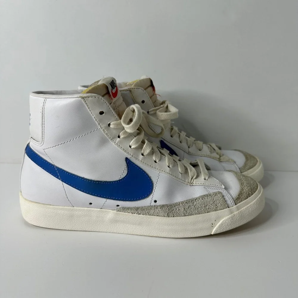 Nike Blazer Mid 77 Vintage Pacific Blue Sneakers BQ6806-400 Mens 8 Womens 9.5